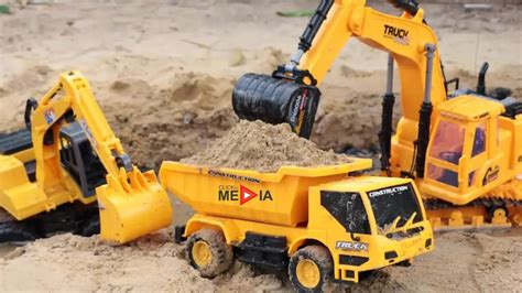 Excavators for Children and Truck for Children with 1 Hour Long 